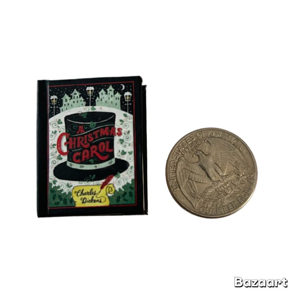 Mini Brands Books A Christmas Carol by Charles Dickens Hardcover New